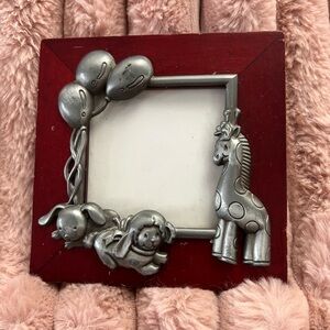 Red and Silver Animal Picture Frame